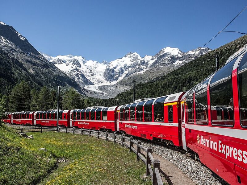 ANKARA`DAN BERNİNA EXPRESS ILE BİR AVRUPA MASALI TURU SunExpress Havayolları ile 7 gece